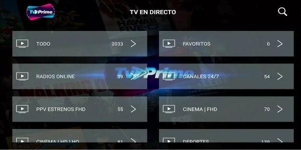 TVPRIME PLUS Captura de tela 2