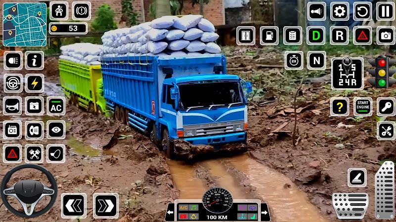 Offroad Mud Truck Driving Game スクリーンショット 3