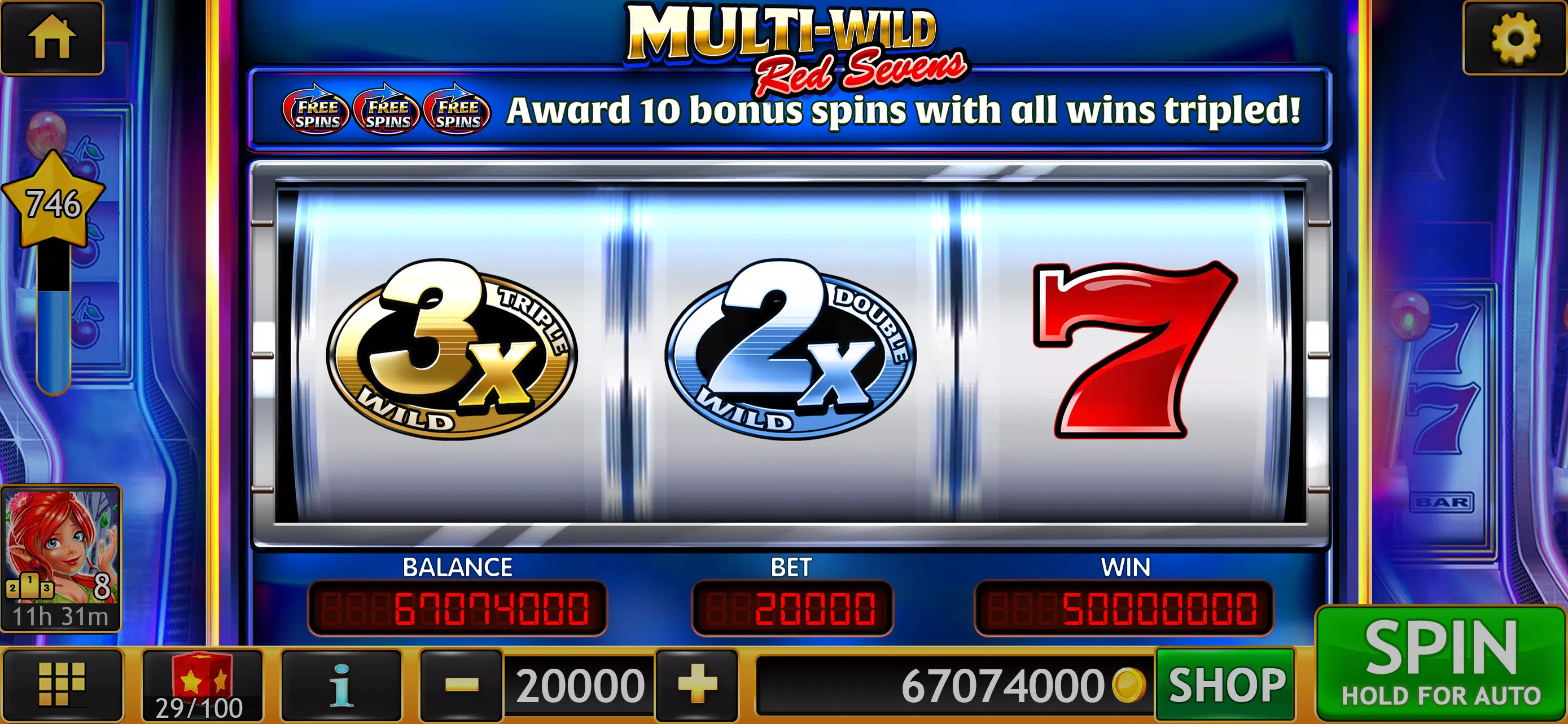 Wild Triple 777 Slots Casino Ảnh chụp màn hình 3