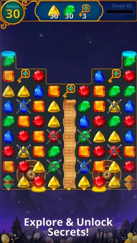 Jewels Magic: Mystery Match3 Ảnh chụp màn hình 2