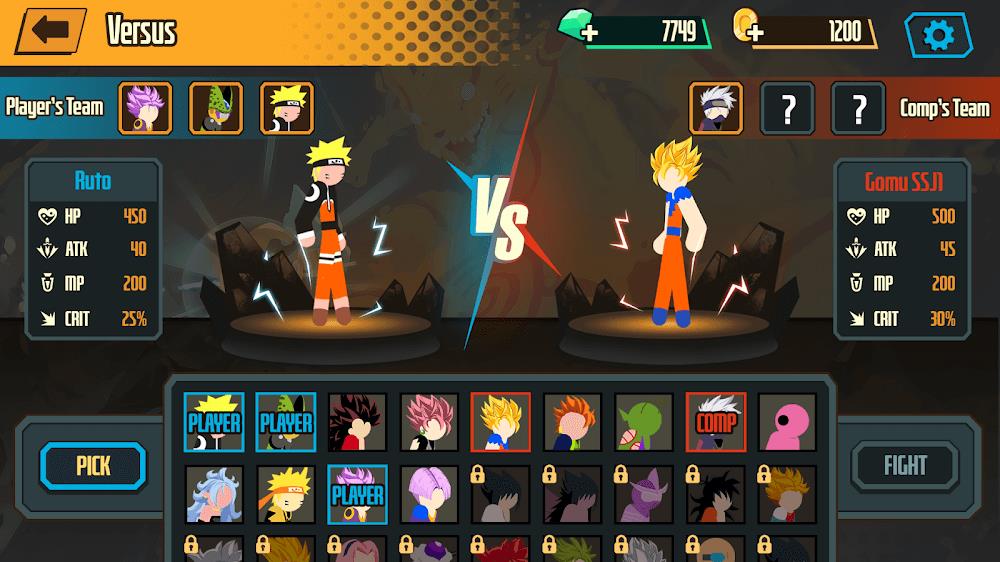 Stickman Dragon Fight - Super Captura de pantalla 3