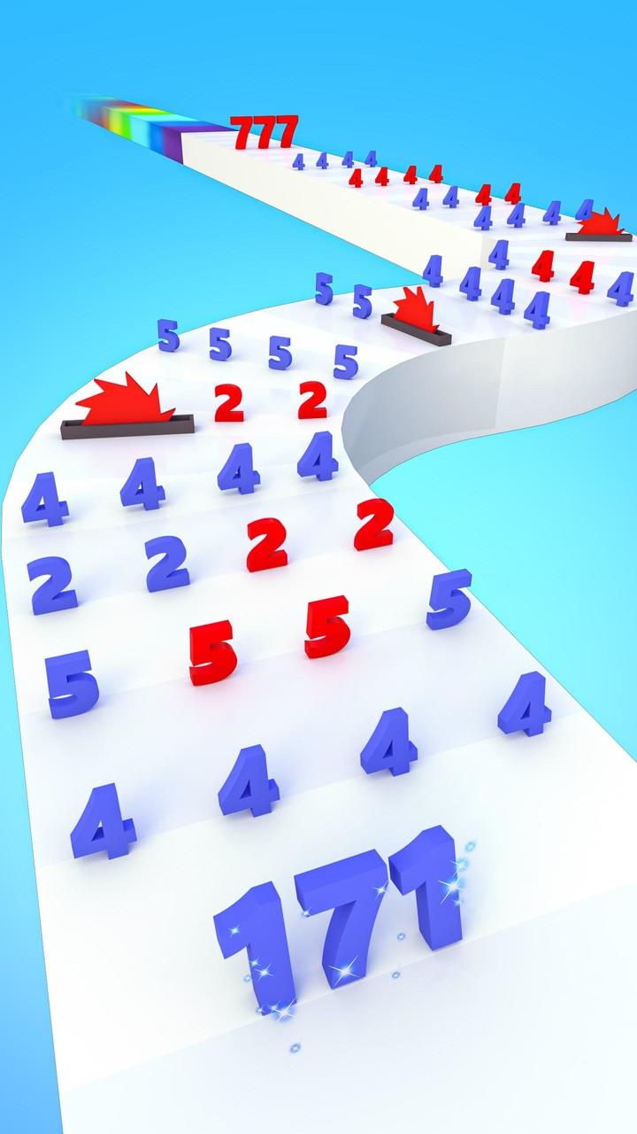 Number Run & Merge Master Game Captura de pantalla 2