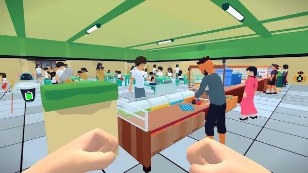 School Cafeteria Simulator Captura de tela 0