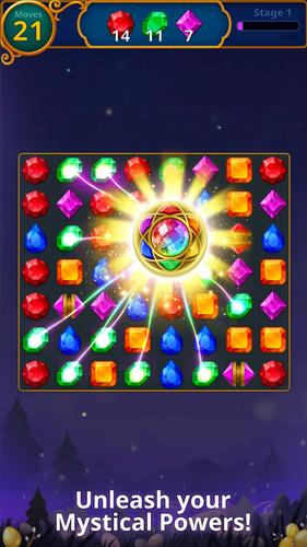 Jewels Magic: Mystery Match3 Ảnh chụp màn hình 1