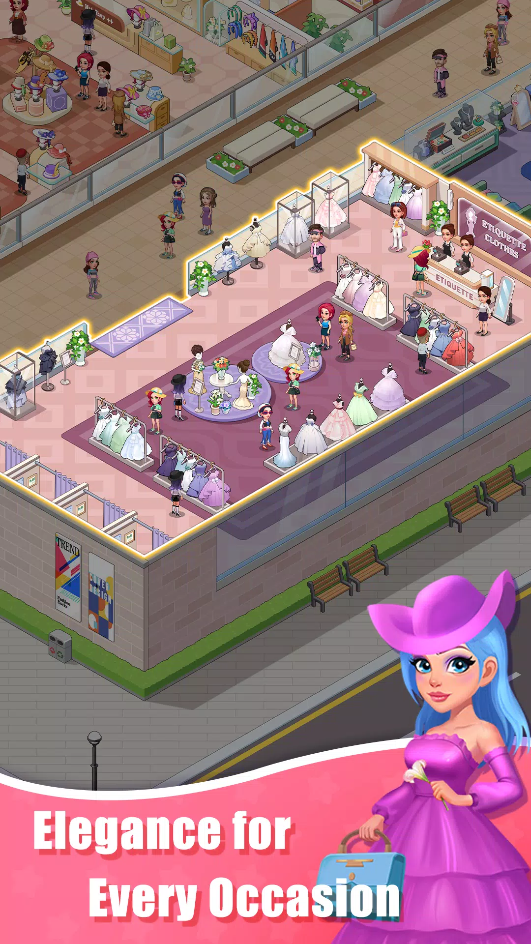 Idle Shopping Mall - Tycoon Screenshot 3