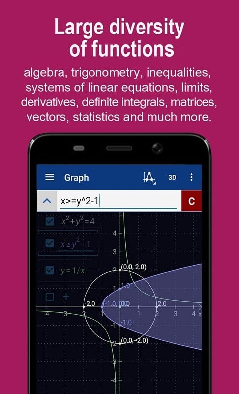 Graphing Calculator + Math PRO स्क्रीनशॉट 0