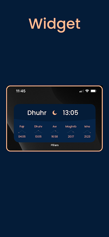 Pillars: Prayer Times & Qibla स्क्रीनशॉट 3