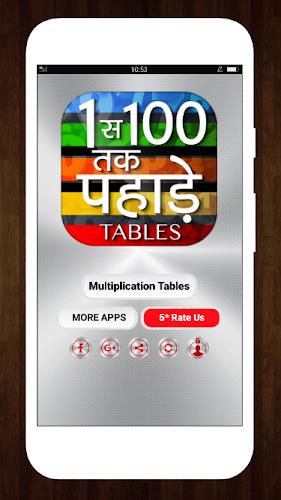 Multiplication Math Tables Captura de pantalla 0