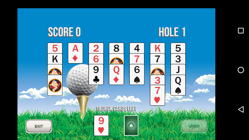 Golf Solitaire 18 Captura de pantalla 0