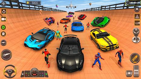 Superhero Game: Ramp Car Stunt应用截图第1张