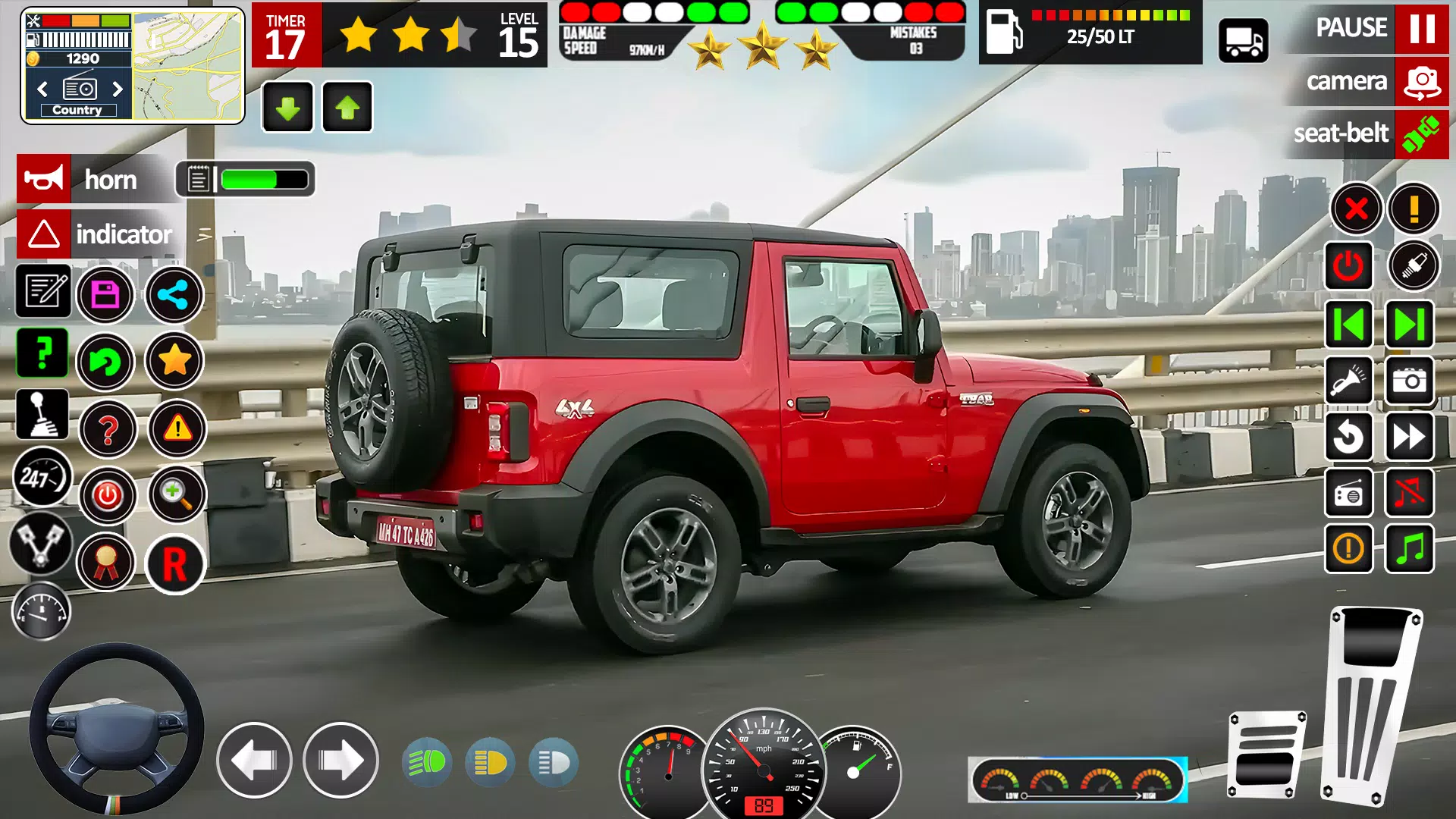 Jeep Driving Game 3d Simulator Captura de pantalla 2