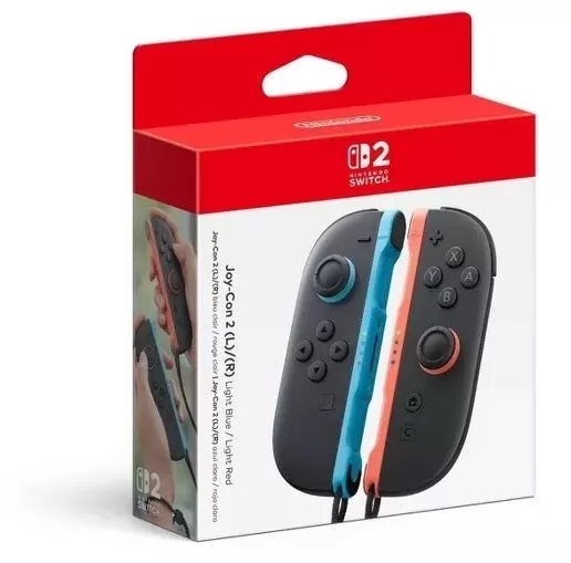 Nintendo Switch 2 Joy-Con 2 L / R - Bleu clair / rouge clair