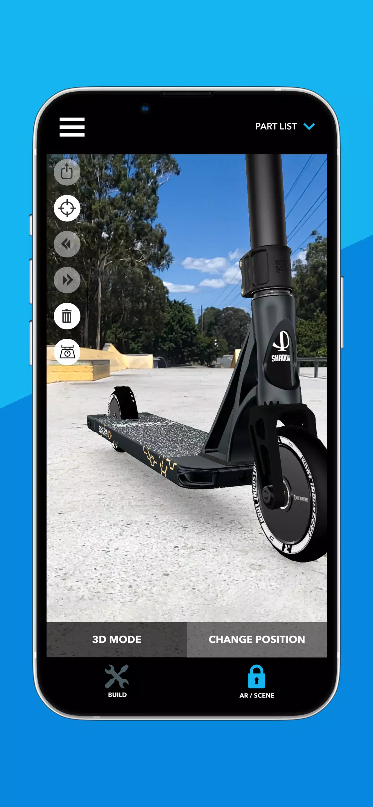 Scooter 3D custom builder Screenshot 3