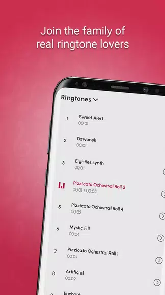 SMS Ringtones Pro: Sounds スクリーンショット 0