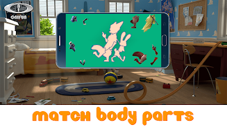 Puzzle with Cartoon Characters Screenshot 1