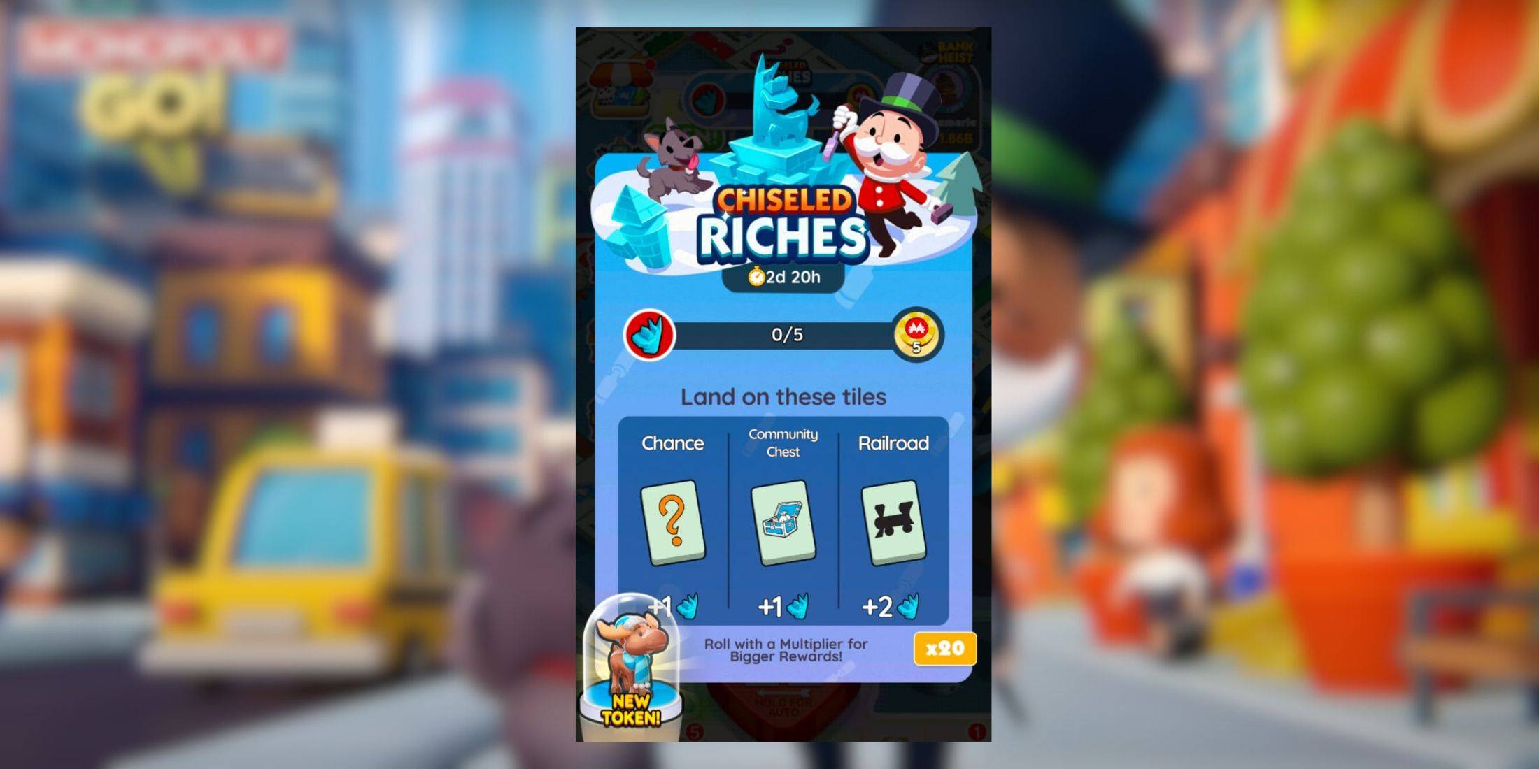 Moose Token in Monopoly GO
