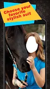 Horse With Girl Photo Suit应用截图第1张