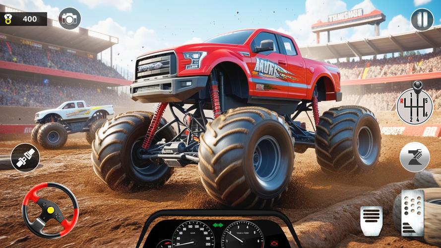 Monster Truck Racing Game 3D Captura de pantalla 1