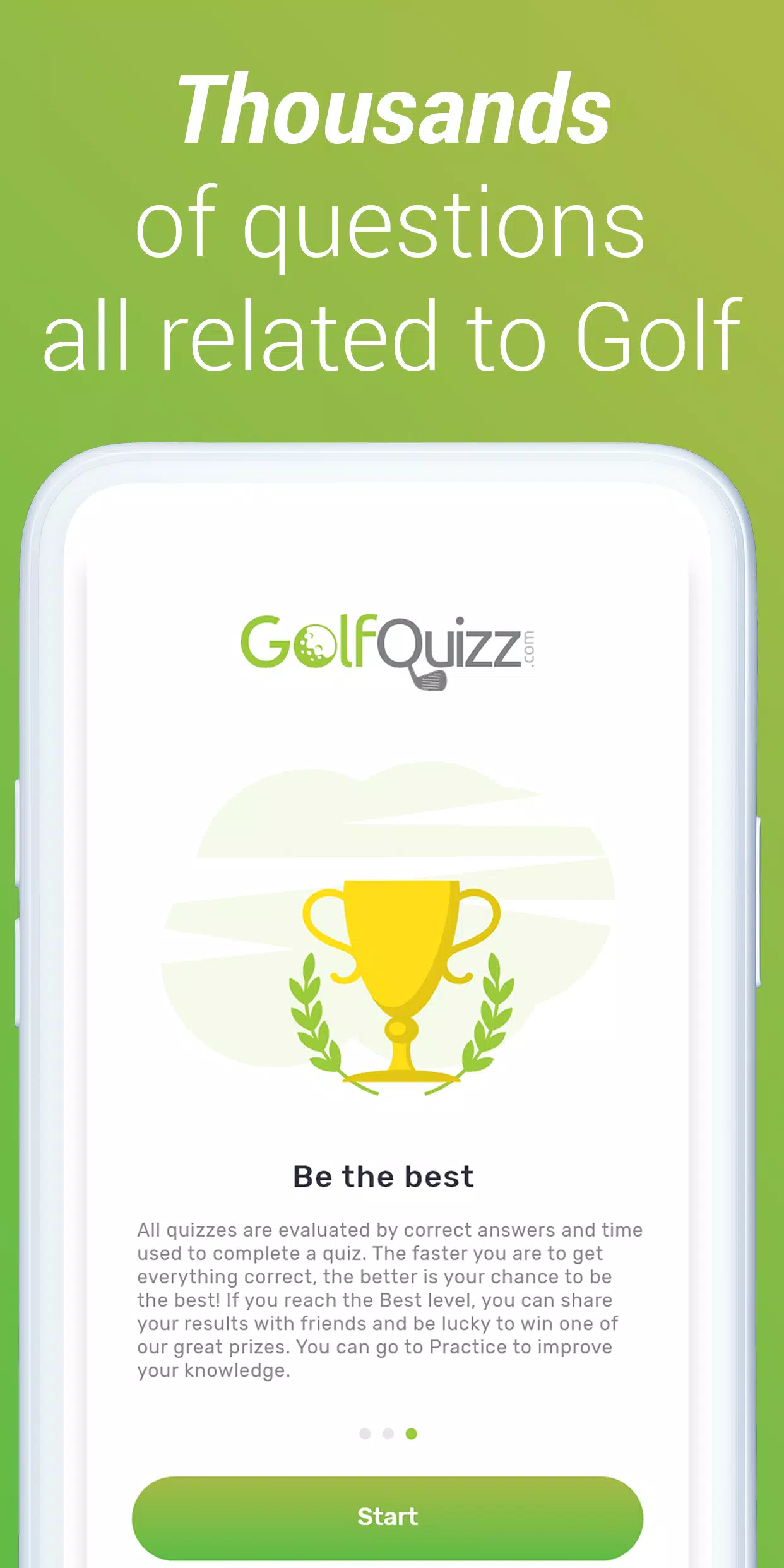 GolfQuizz Screenshot 2