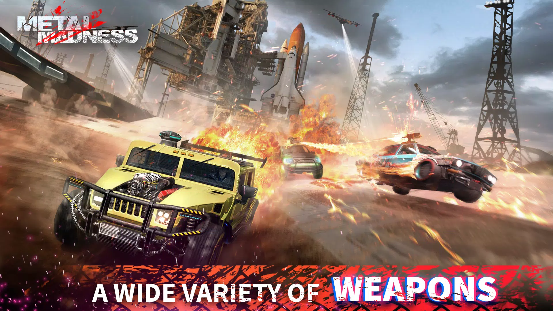 METAL MADNESS PvP: Car Shooter स्क्रीनशॉट 0