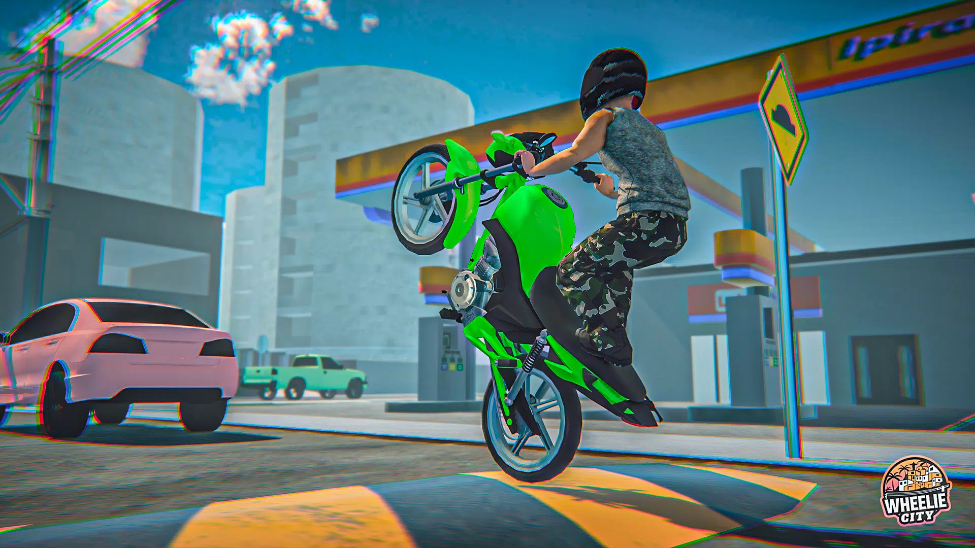 Wheelie City Captura de tela 1