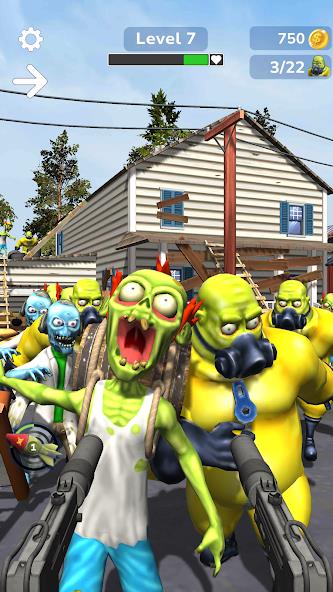 Tower Gunner: Zombie Shooter Mod Schermafbeelding 1