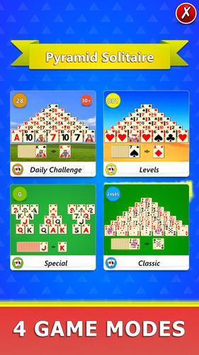 Pyramid Solitaire Mobile Tangkapan skrin 2