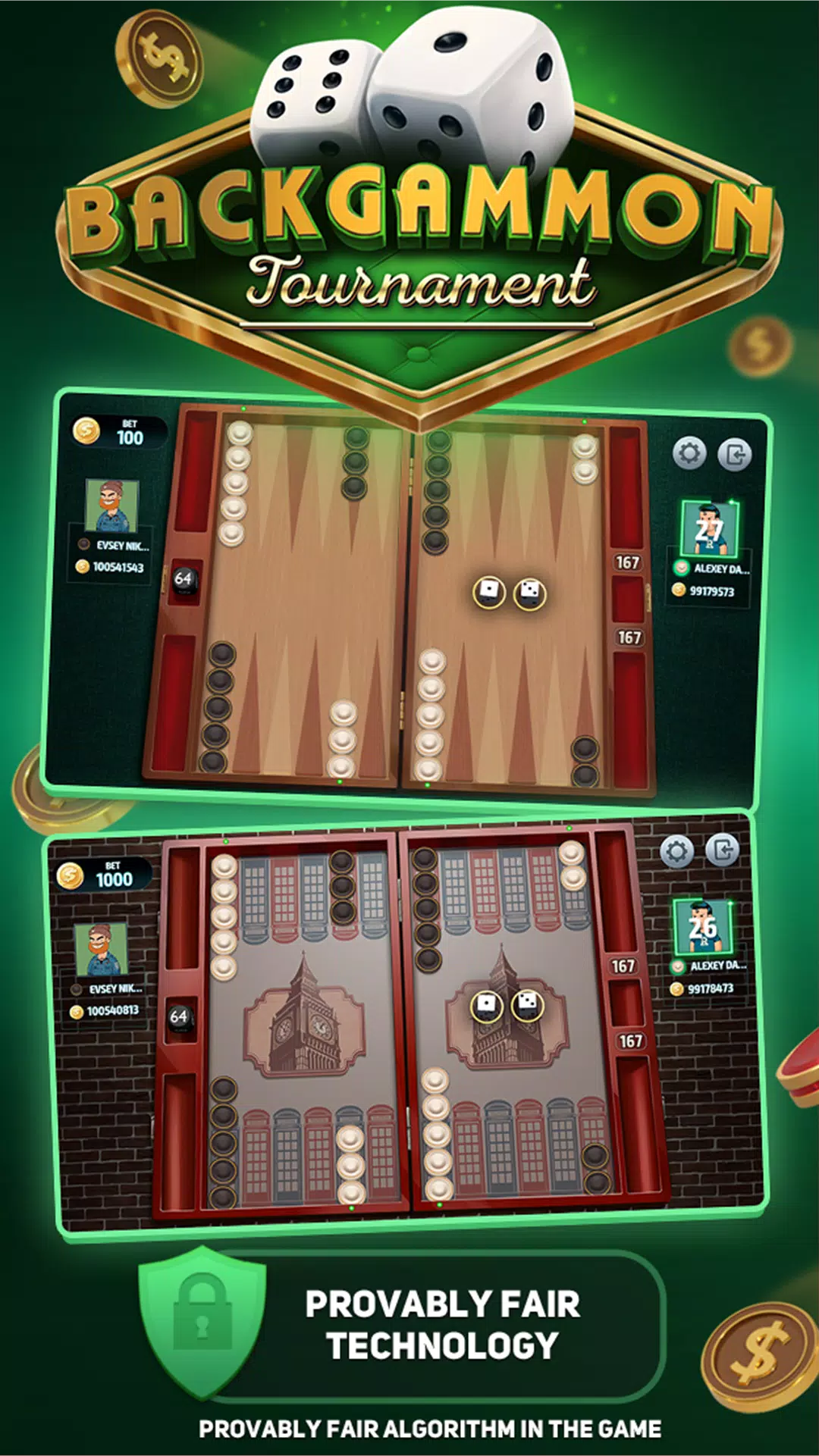 Backgammon Tournament スクリーンショット 0