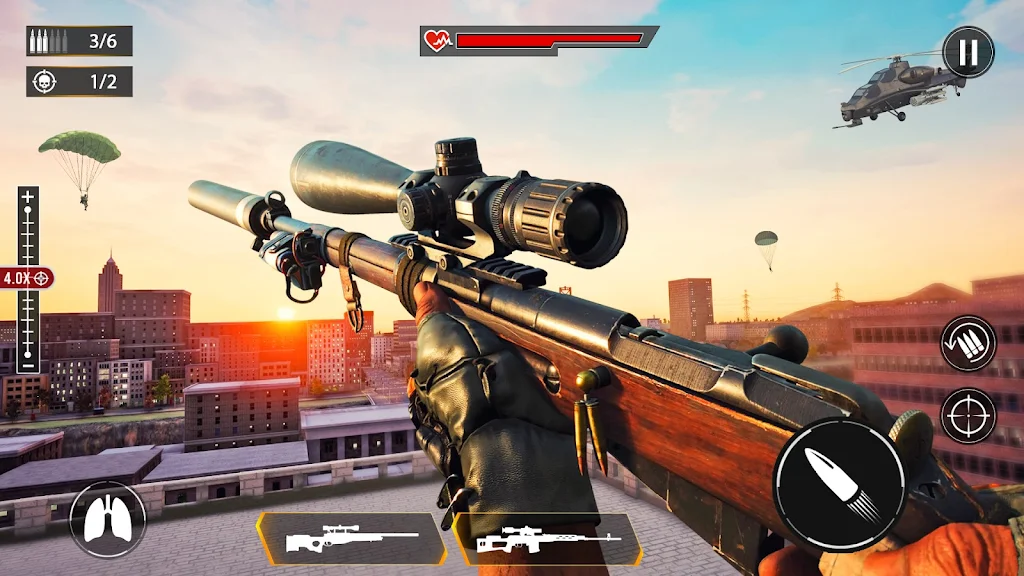 Sniper Shooting Game Offline Captura de tela 2