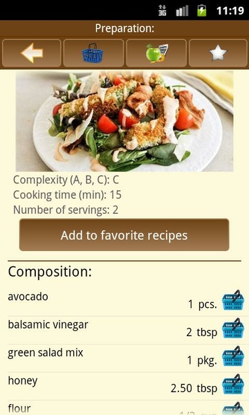 Delicious Recipes Screenshot 0