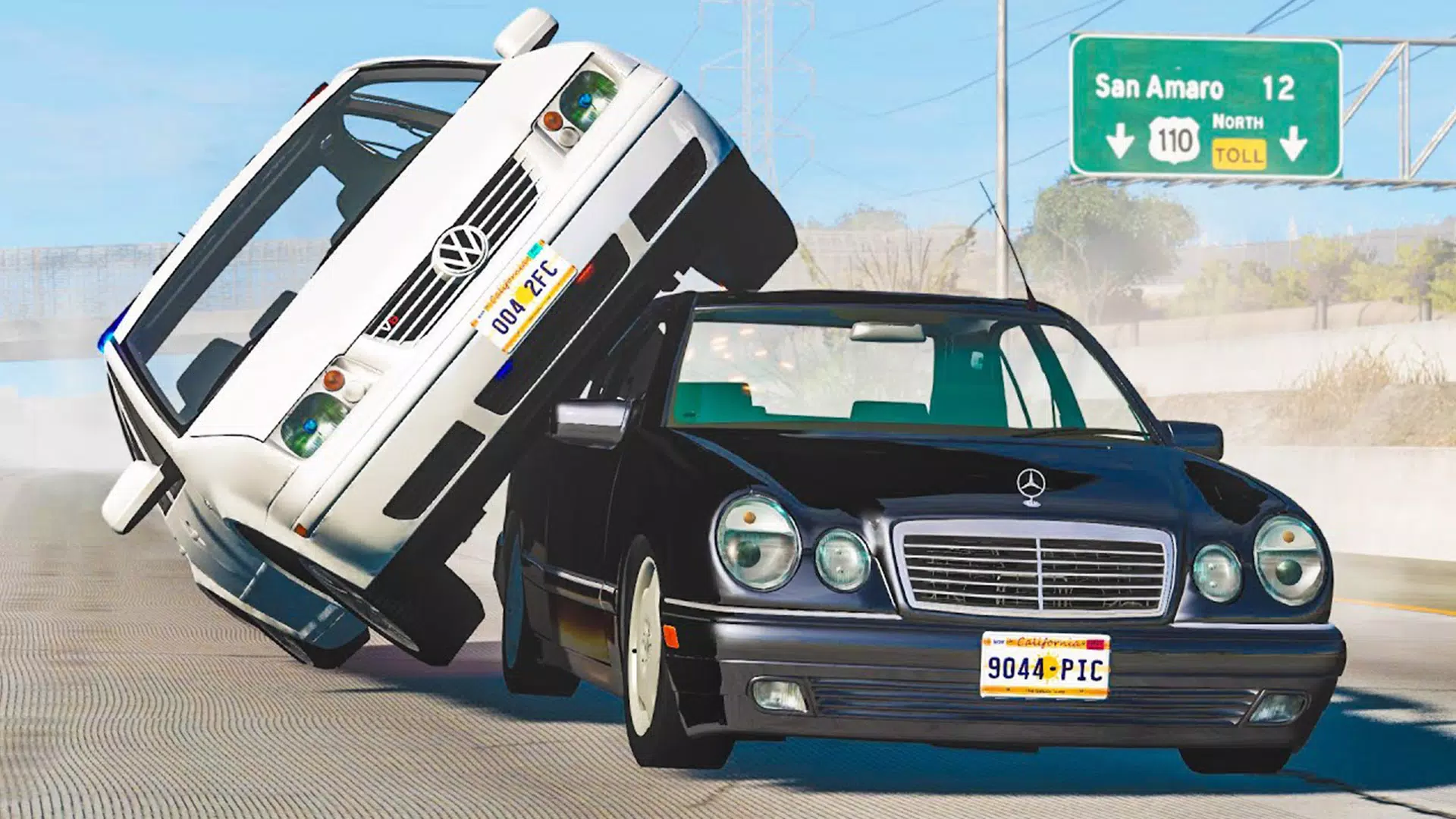 Realistic Car Crash Simulator 스크린샷 1