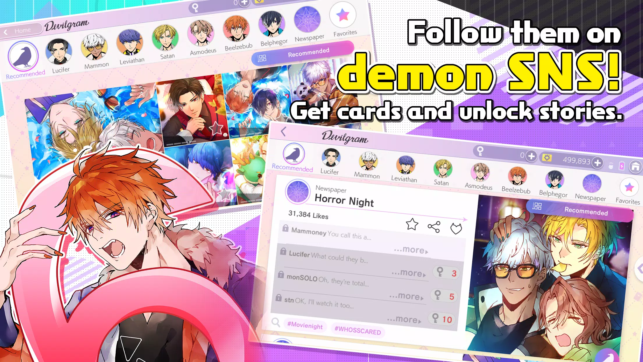 Obey Me! Anime Otome Sim Game应用截图第2张