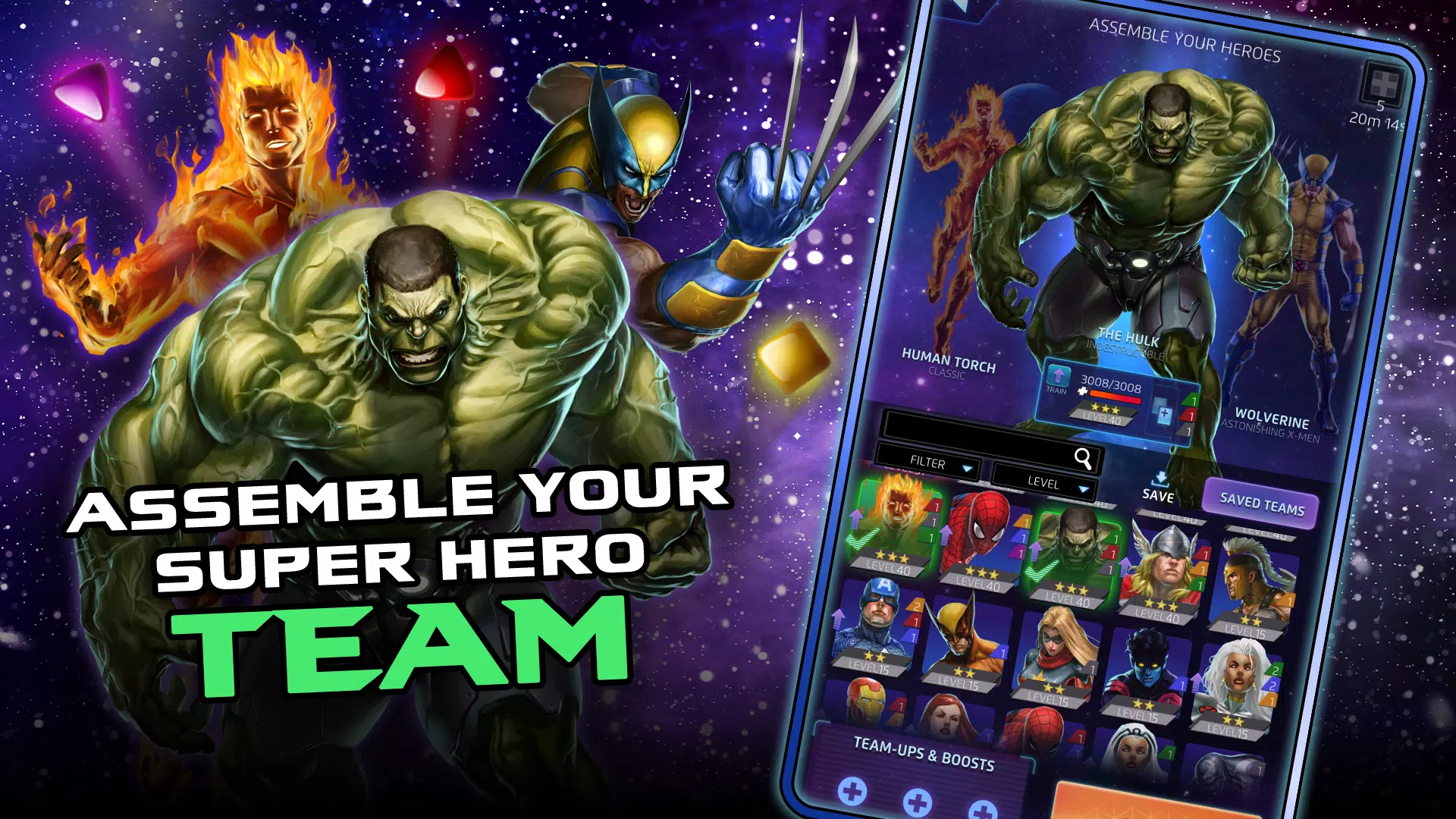 MARVEL Puzzle Quest: 히어로 RPG 스크린샷 2