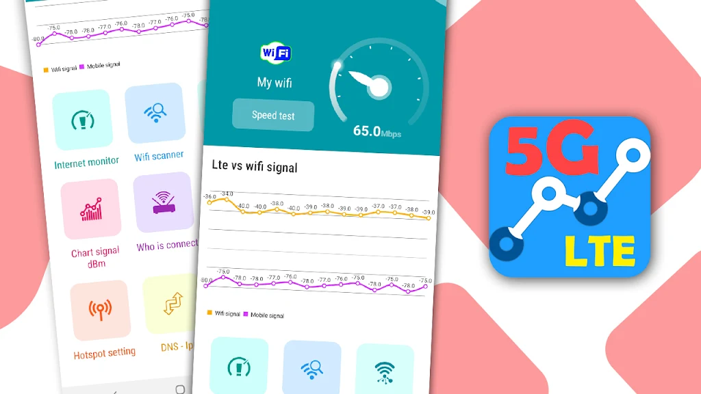 Speed Test Meter: WiFi, 5G, 4G应用截图第0张