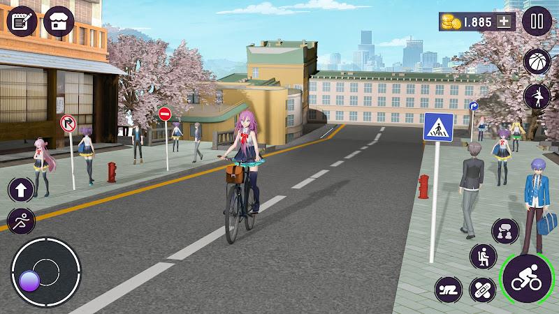 Sakura High School Girls Games Ekran Görüntüsü 1