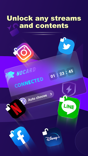 NoCard VPN - No Card Needed Captura de pantalla 3