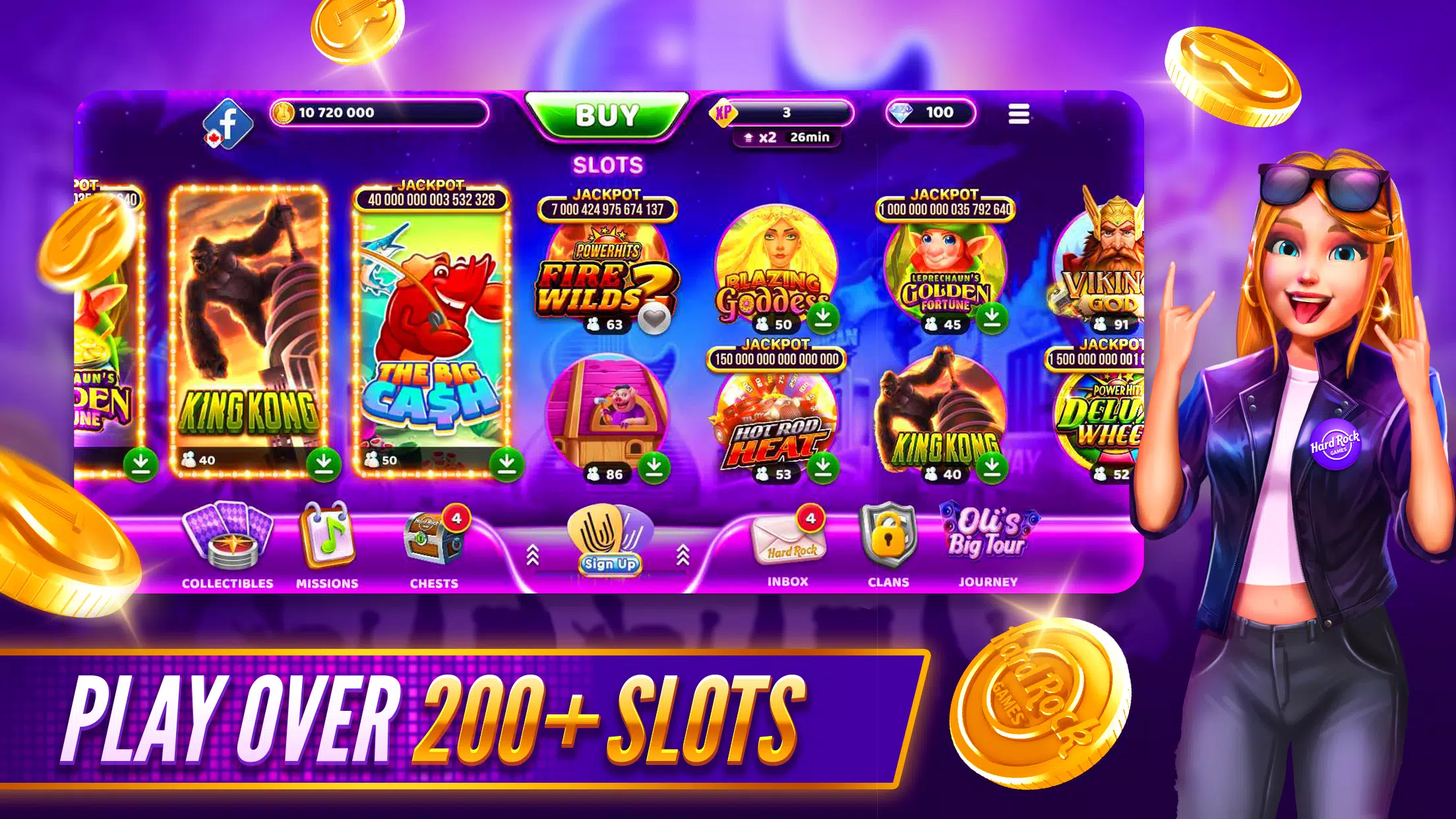 Hard Rock Jackpot Planet Captura de tela 0