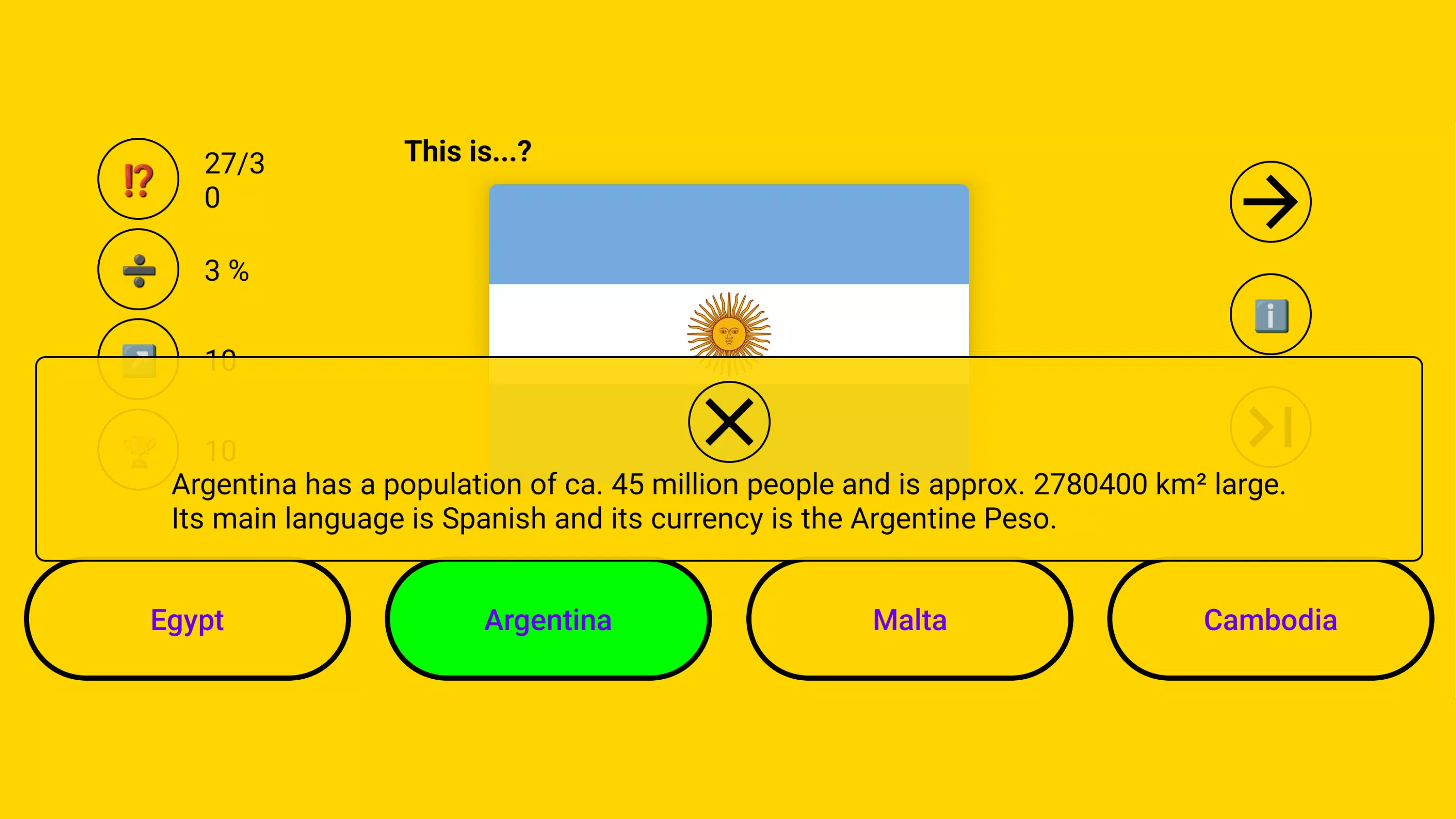 Super Flags! Flag Quiz Screenshot 3