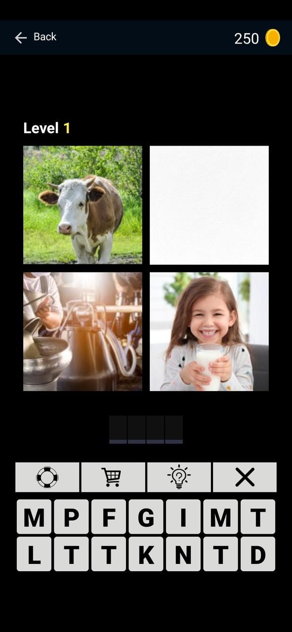 Puzzle: 4 pics 1 word offline Schermafbeelding 2