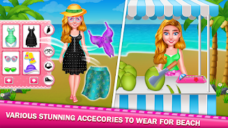 Summer Beach Girl Fun Activity স্ক্রিনশট 1