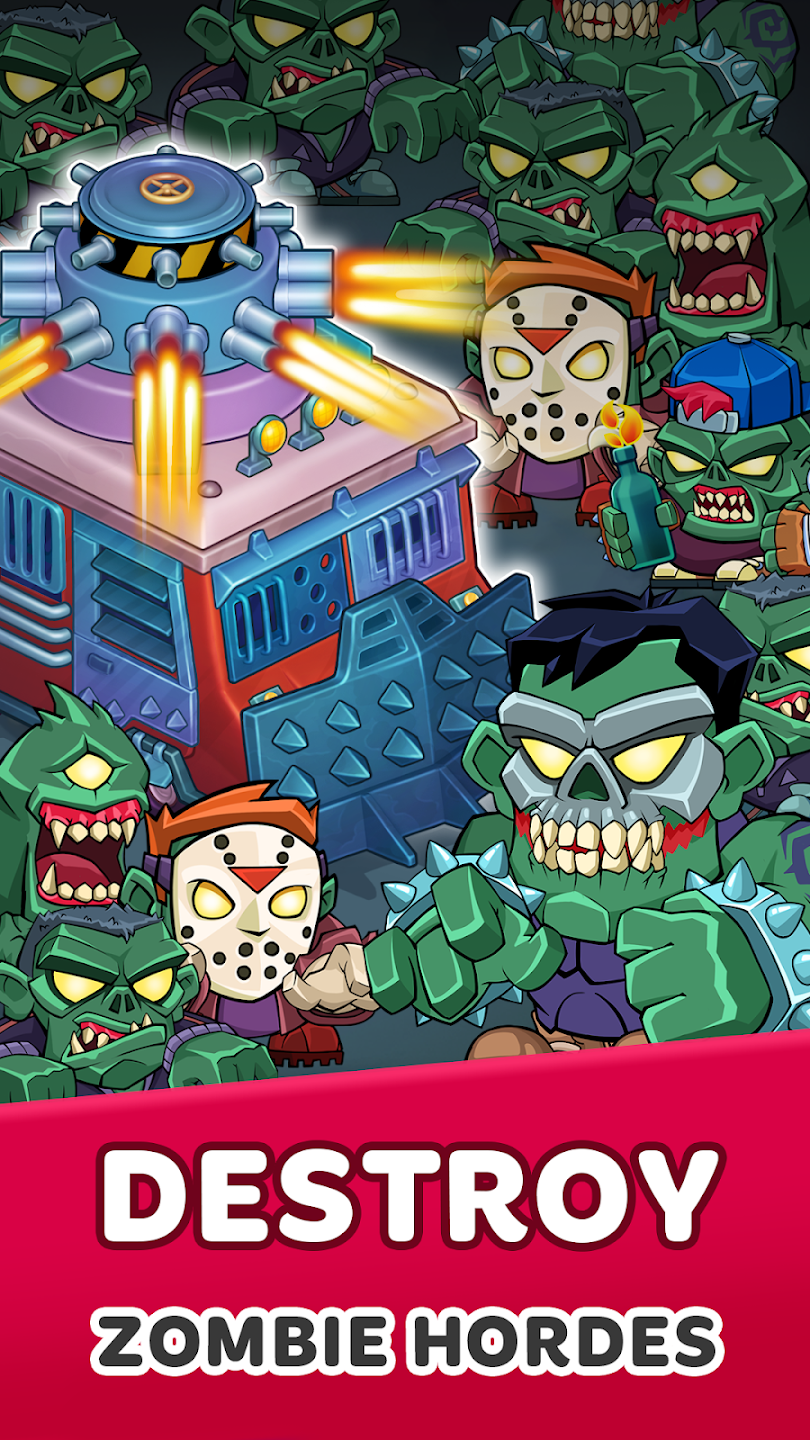 Zombie Van: Tower Defense TD ဖန်သားပြင်ဓာတ်ပုံ 3