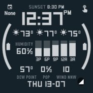 Weather for Wear OS स्क्रीनशॉट 0