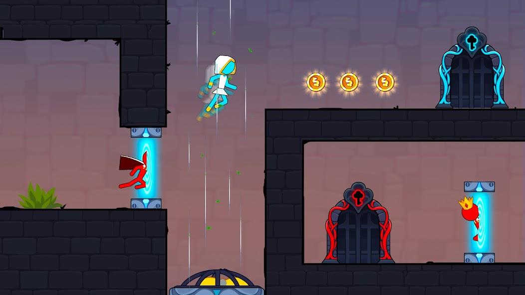 Stick Red boy and Blue girl Screenshot 1