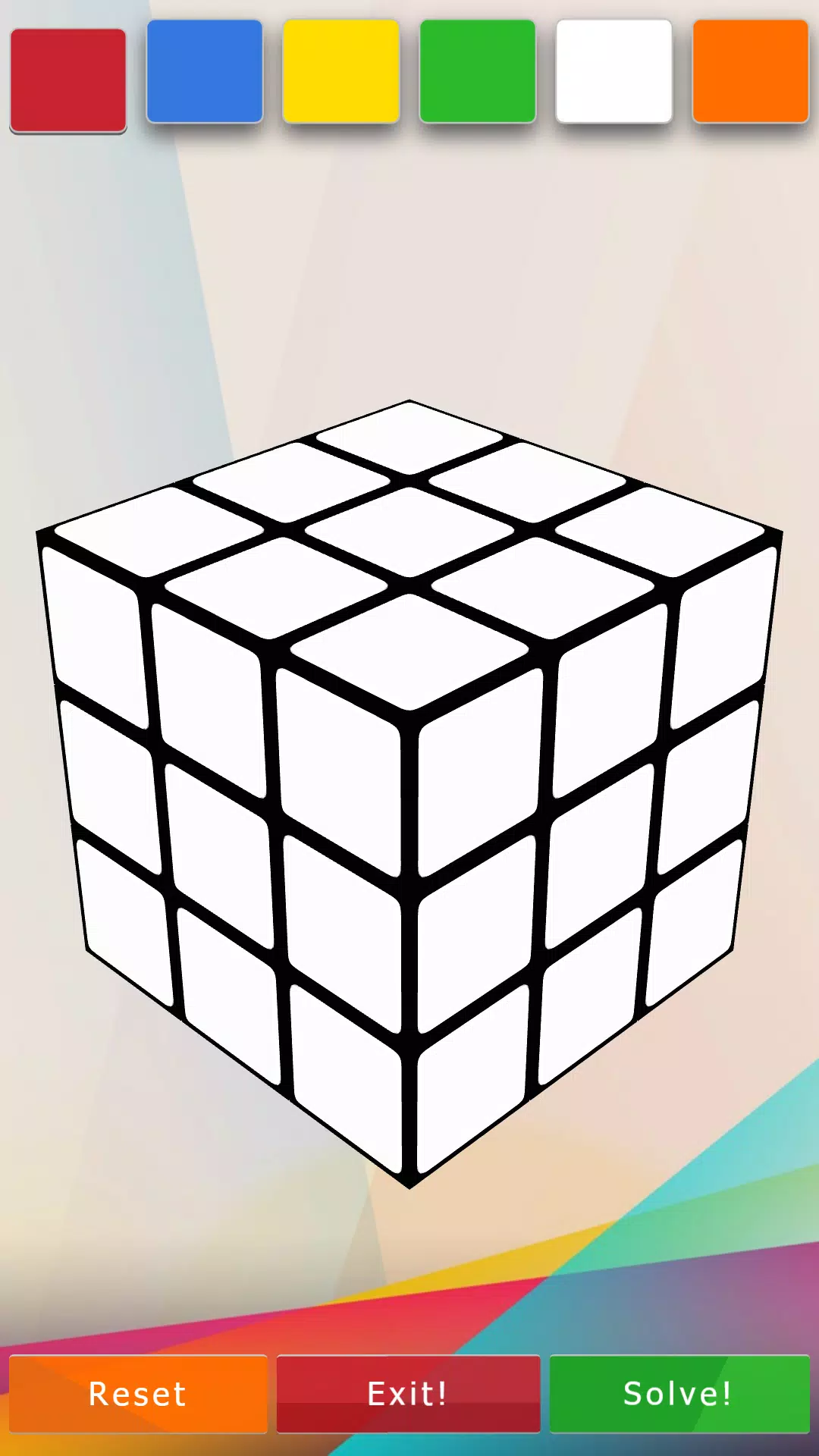 3D-Cube Solver Captura de pantalla 0