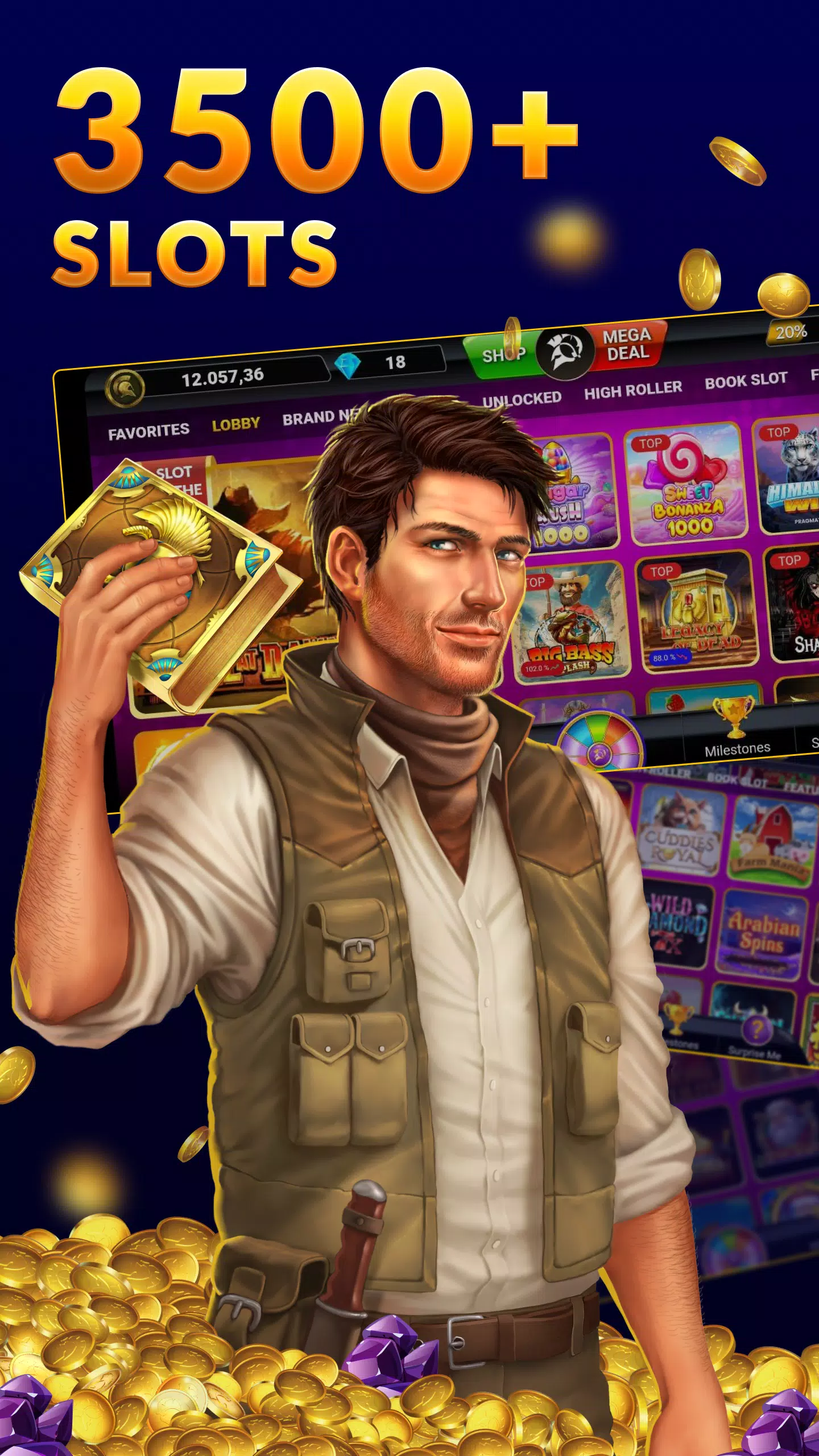 SpinArena Online Casino Slots Captura de tela 0