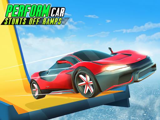 Hot Cars Fever-Car Stunt Races Screenshot 1