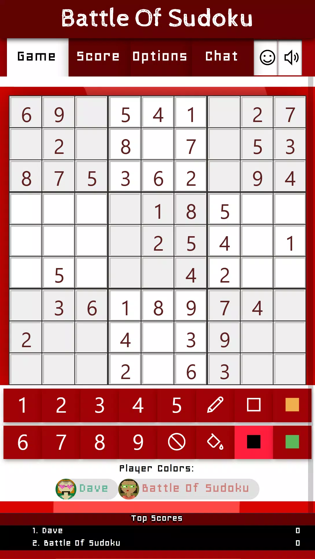 Battle Of Sudoku ภาพหน้าจอ 0