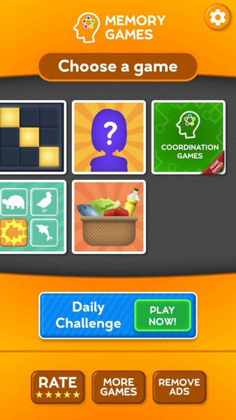 Train your Brain - Memory Games Screenshot 1