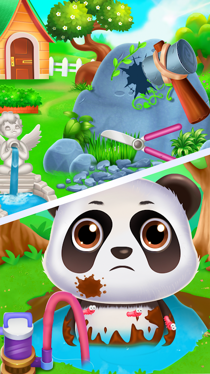 Panda caretaker pet salon game Screenshot 2