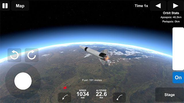 Ellipse: Rocket Simulator Capture d'écran 2